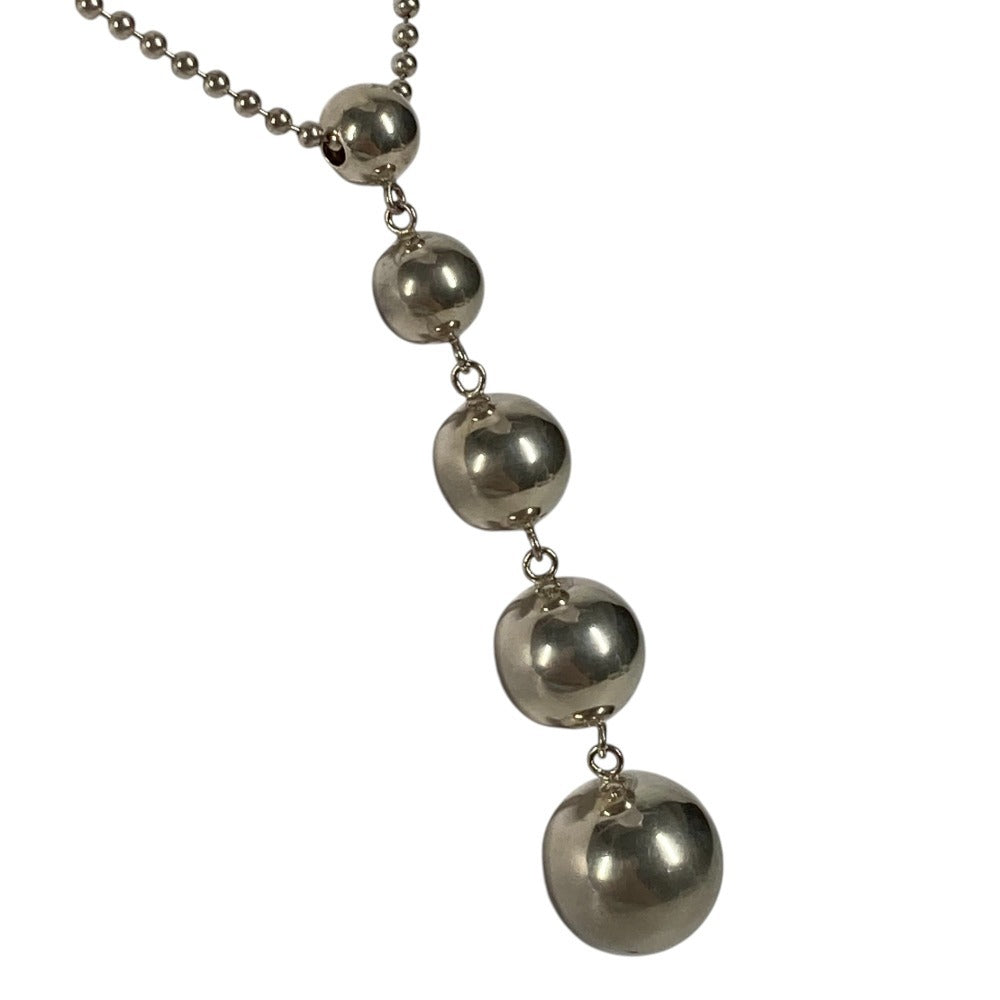 TIFFANY&Co. Hardware Ball 5 Ball Accessory Necklace SV925 Women's Silver