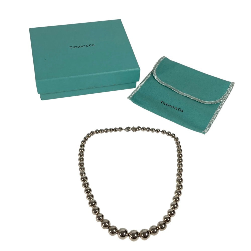 TIFFANY&Co. Hardware Ball Accessory Necklace SV925 Women's Silver