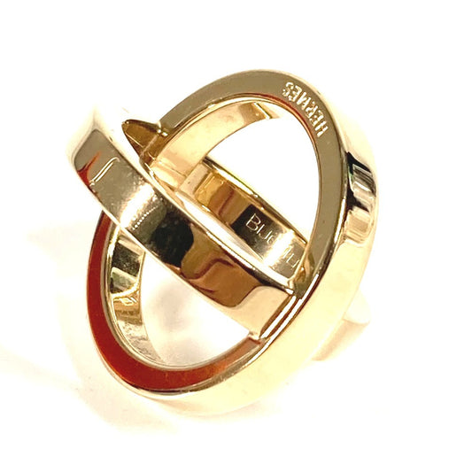 HERMES Cosmos Scarf Ring Accessory Scarf Ring Metal Women's Gold