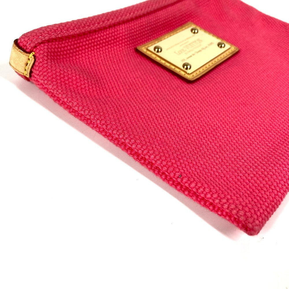 LOUIS VUITTON M40068 アンティグア ポシェットフラットPM ポシェットフラット PM マルチポーチ メイクポーチ 化粧ポーチ ポーチ キャンバス レディース ピンク