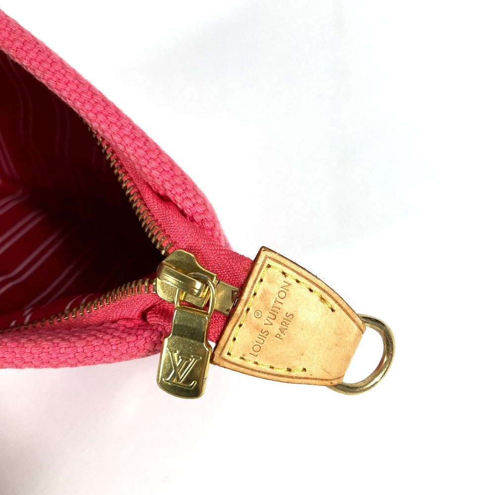 LOUIS VUITTON M40068 アンティグア ポシェットフラットPM ポシェットフラット PM マルチポーチ メイクポーチ 化粧ポーチ ポーチ キャンバス レディース ピンク