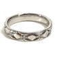 Chanel Matelasse Quilted 10p Diamond Aksesori Platinum Ring PT950 Perak Wanita
