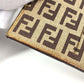 FENDI ズッカ ロゴ ズッキーノ コンパクトウォレット 2つ折り財布 レザー/PVC ユニセックス ブラウン