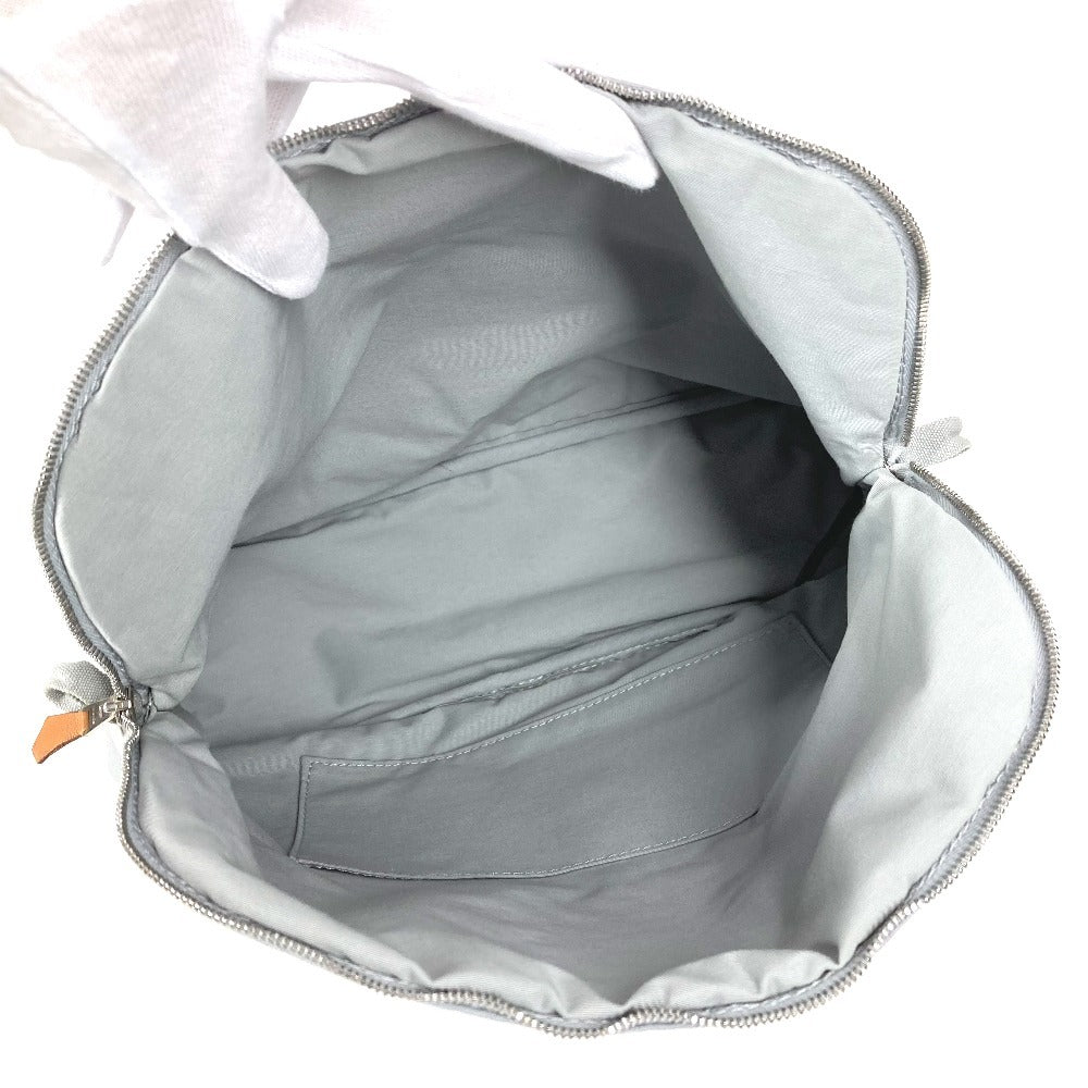 HERMES ベビー BABY おむつポーチ ポーチ GM ポーチGM メイクポーチ ポーチ トラベルポーチ 旅行ポーチ 化粧ポーチ レザー/キャンバス レディース グレー