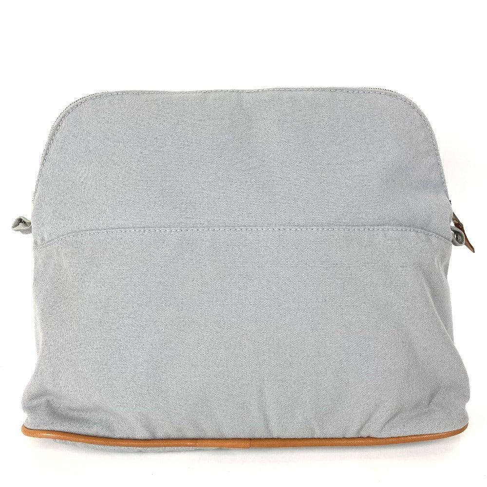 HERMES ベビー BABY おむつポーチ ポーチ GM ポーチGM メイクポーチ ポーチ トラベルポーチ 旅行ポーチ 化粧ポーチ レザー/キャンバス レディース グレー