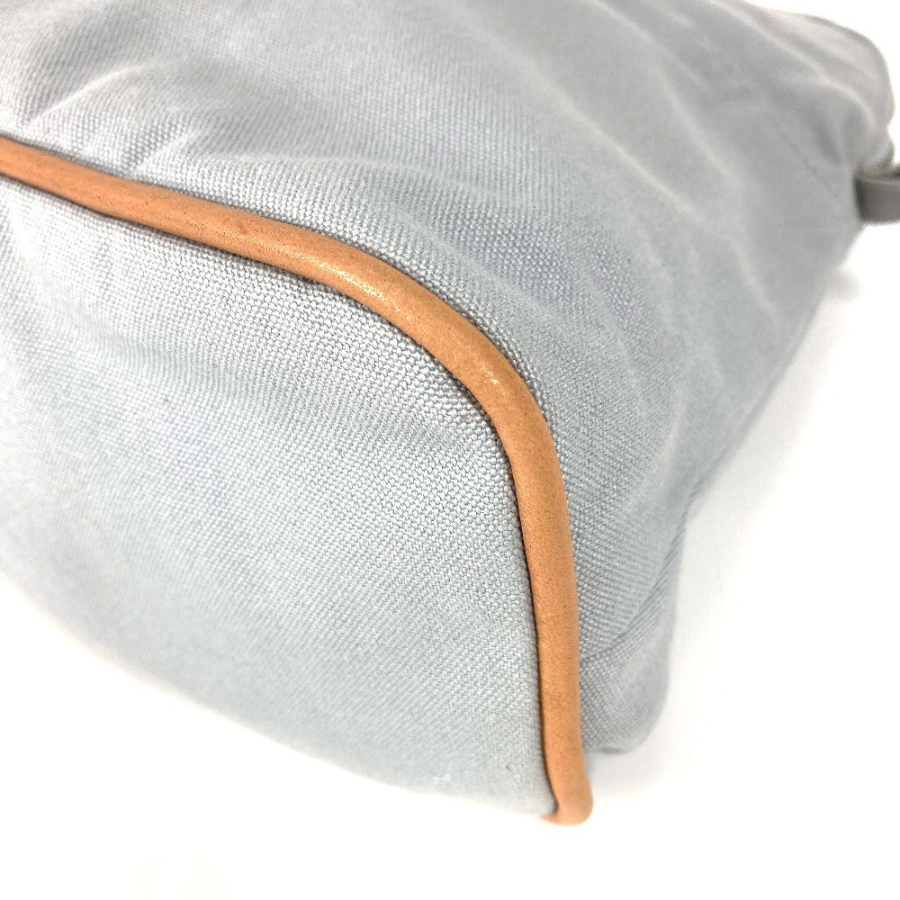 HERMES ベビー BABY おむつポーチ ポーチ GM ポーチGM メイクポーチ ポーチ トラベルポーチ 旅行ポーチ 化粧ポーチ レザー/キャンバス レディース グレー