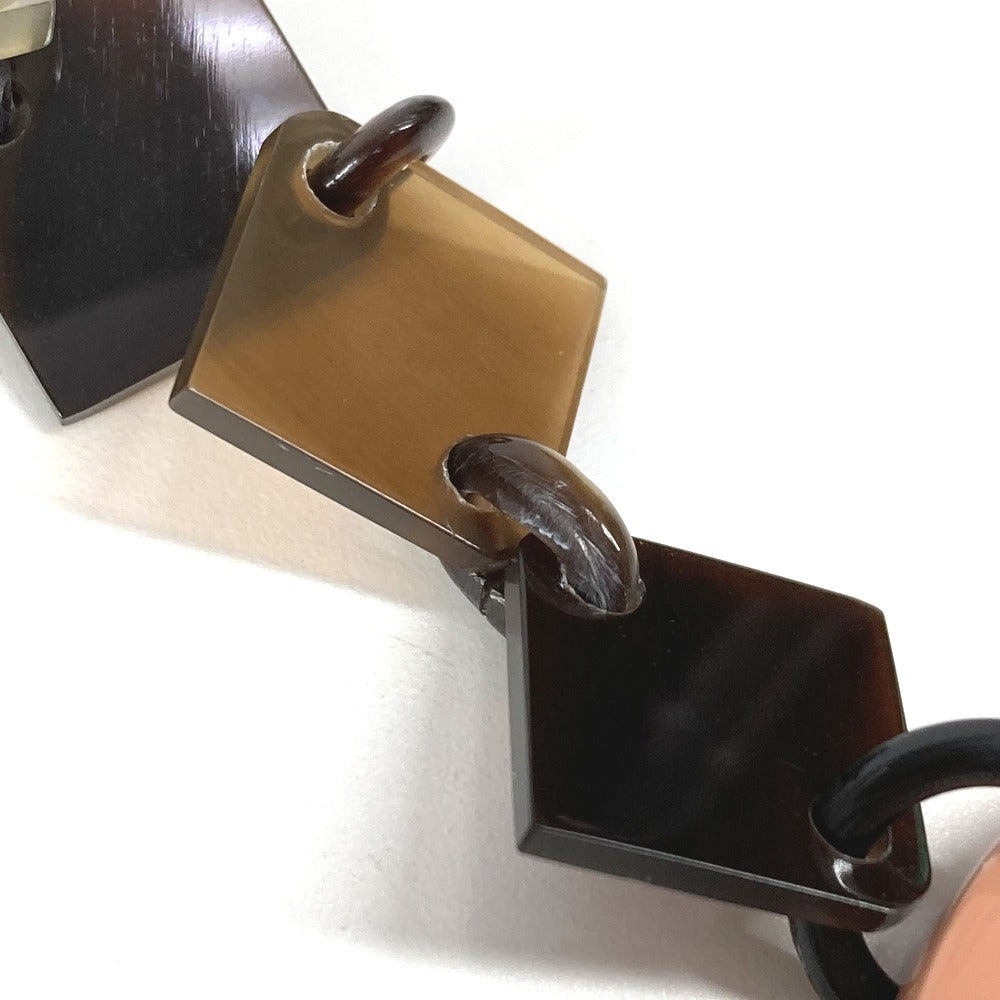 HERMES collier deva corne de buffle コリエ ディーヴァ バッファローホーン ロゴ アクセサリー ロングネックレス ネックレス バッファローホーン レディース マルチカラー