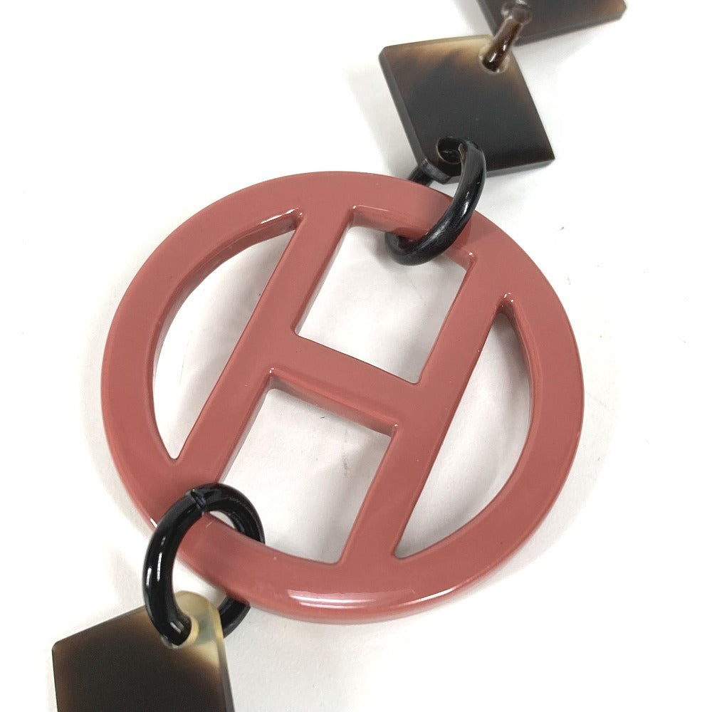 HERMES collier deva corne de buffle コリエ ディーヴァ バッファローホーン ロゴ アクセサリー ロングネックレス ネックレス バッファローホーン レディース マルチカラー