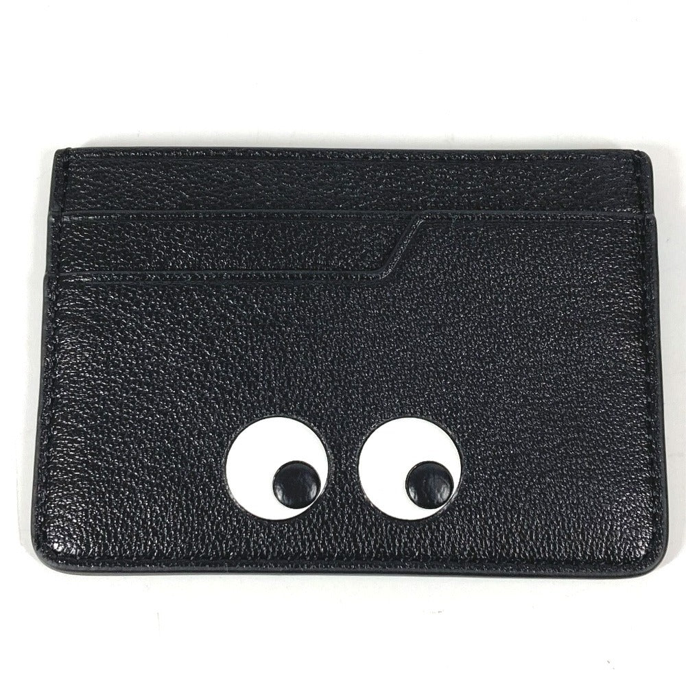 Anya Hindmarch 5050925929141 アイズ Eyes カード・ケース 名刺入れ パスケース カードケース レザー ユニセックス ブラック