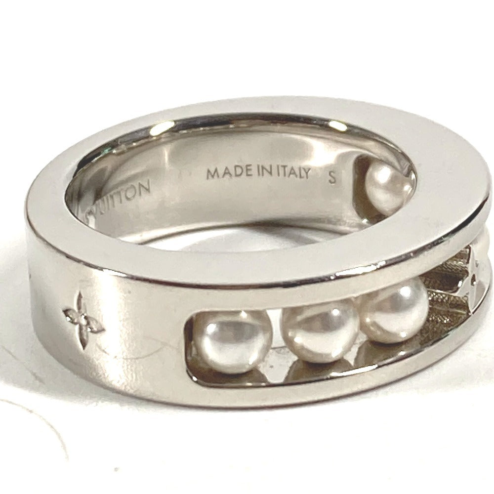 LOUIS VUITTON M1550S モノグラム リング・パール フュージョン アクセサリー リング・指輪 メタル ユニセックス シルバー