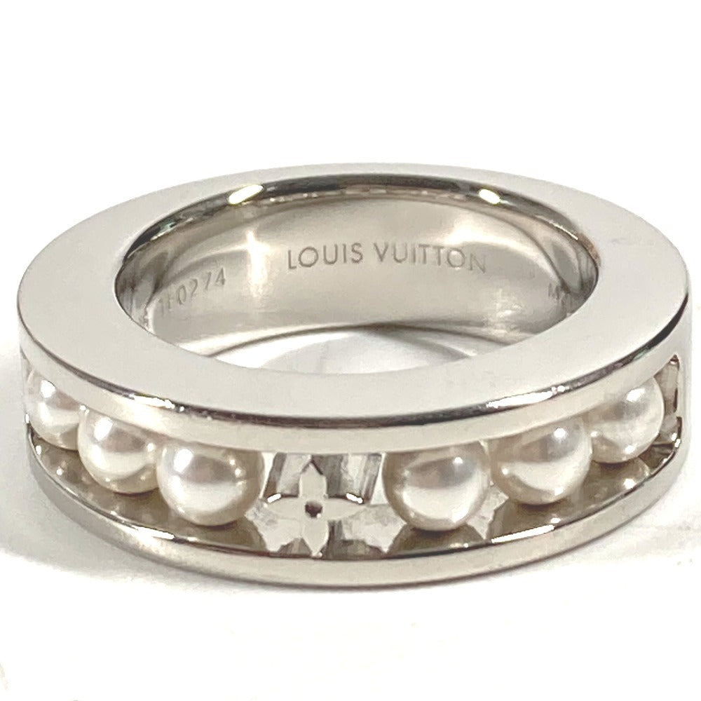 LOUIS VUITTON M1550S モノグラム リング・パール フュージョン アクセサリー リング・指輪 メタル ユニセックス シルバー