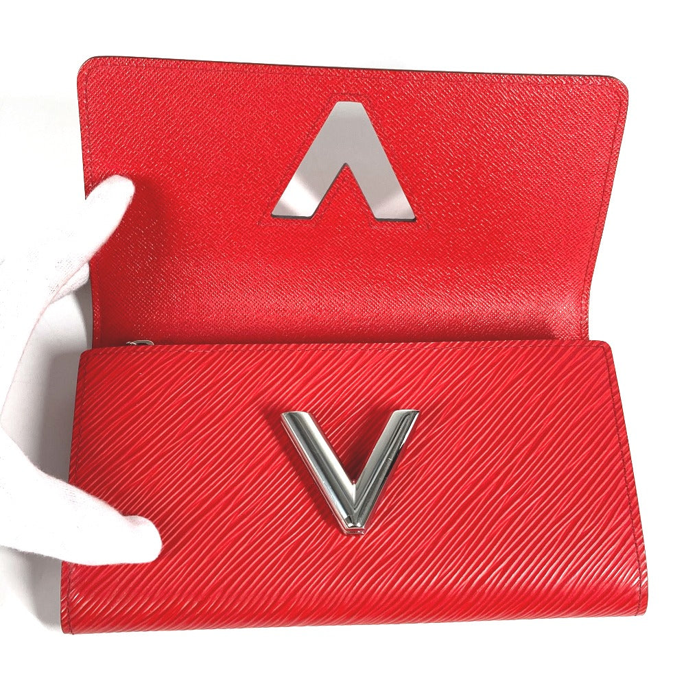 LOUIS VUITTON M61179 エピ ポルトフォイユ・ツイスト ロングウォレット フラップ 長財布 エピレザー レディース コクリコ レッド