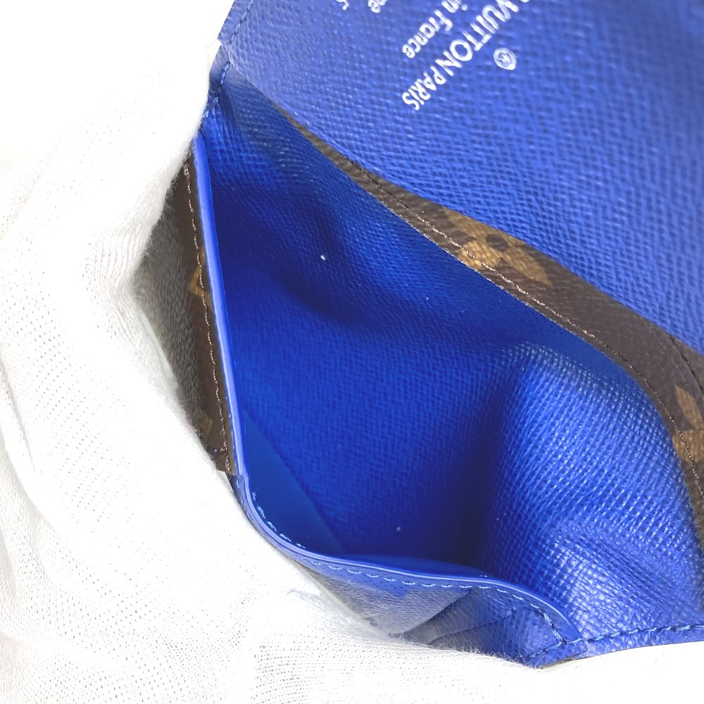 LOUIS VUITTON N00143 ダミエ･ヘリテージ オーガナイザー･ドゥ ポッシュ 名刺入れ パスケース カードケース レザー/キャンバス ユニセックス ブルー