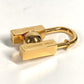HERMES L'HOMME Peut EMBELLIR LA TERRE 2001 カデナ 南京錠 チャーム Hロゴ 鍵 アクセサリー 2001年 ペンダントトップ メタル ユニセックス ゴールド