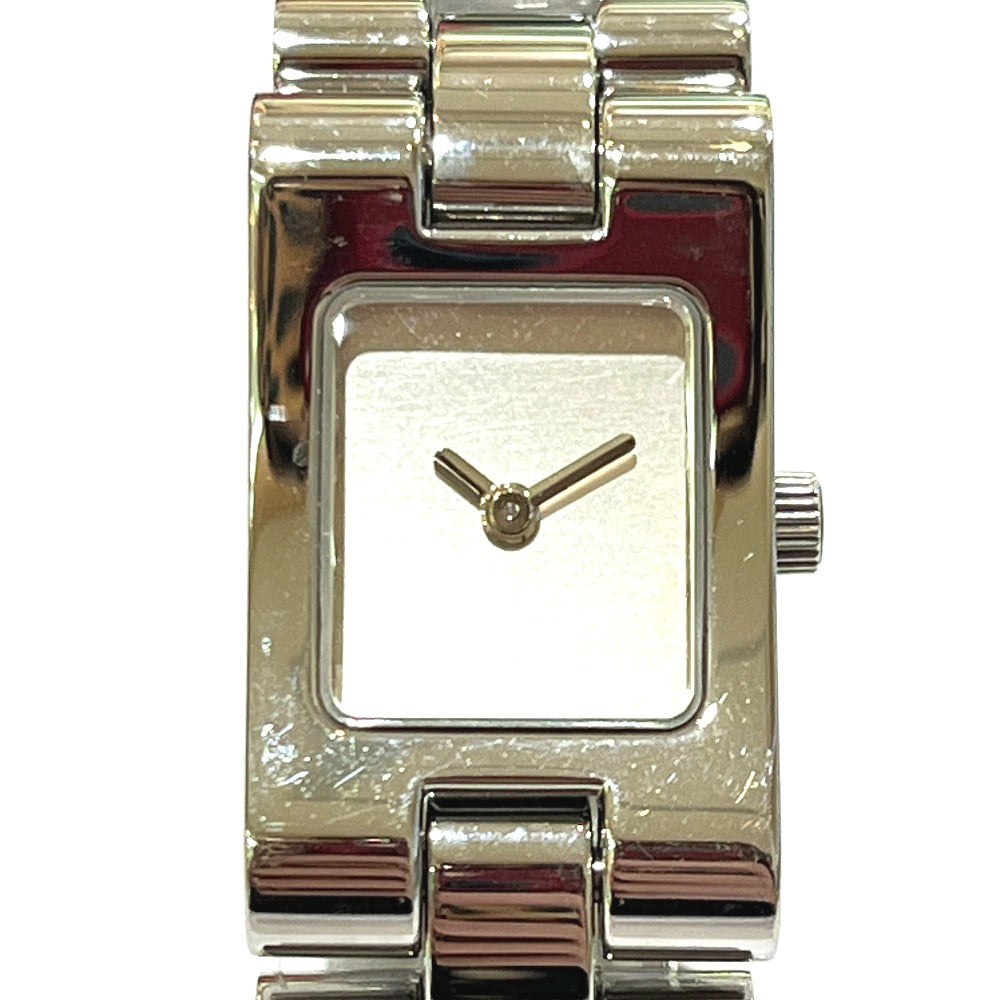 GUCCI 2305L バングルウォッチ レディースウォッチ 時計 クォーツ アナログ スクエア ウォッチ 腕時計 SS レディース