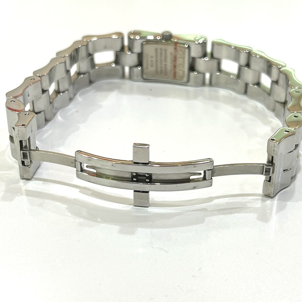 GUCCI 2305L Bangle Watch, Women's Quartz Analog Square Watch, Stainless Steel