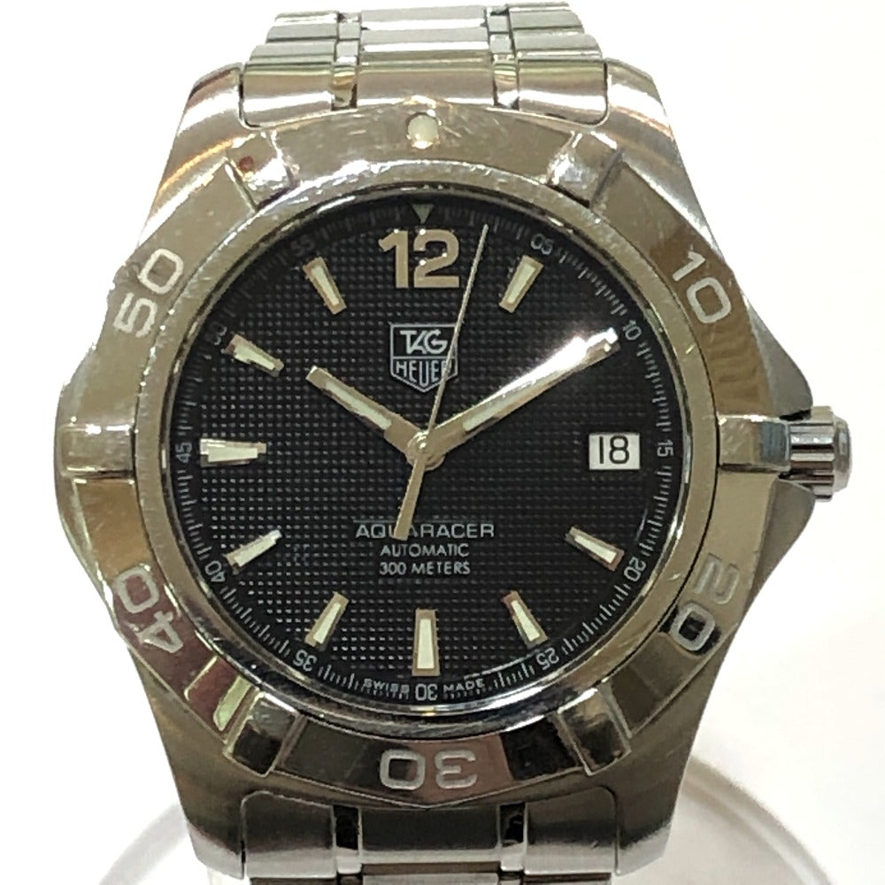 TAG HEUER WAF2110.BA0806 メンズウォッチ 時計 アクアレーサー デイト 自動巻き ウォッチ 腕時計 SS メンズ シルバー