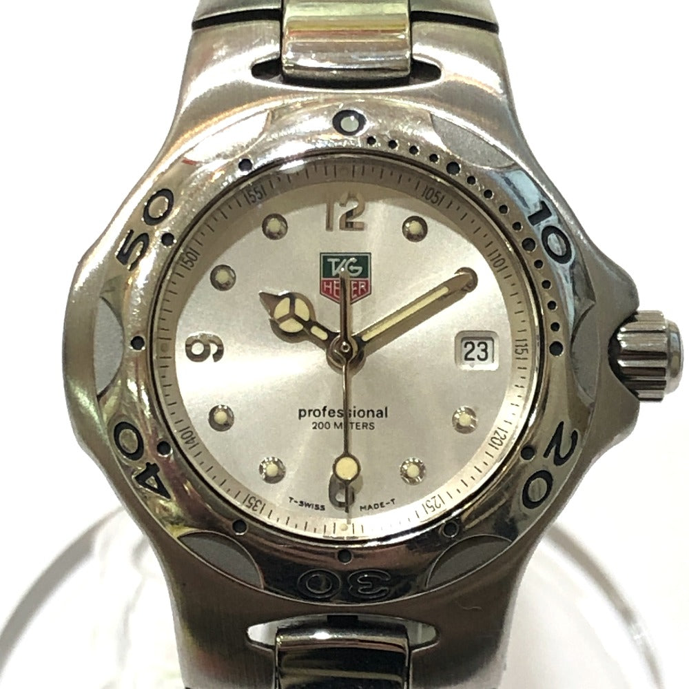 TAG HEUER WL1314 レディースウォッチ 時計 キリウム クォーツ デイト ウォッチ 腕時計 SS レディース シルバー
