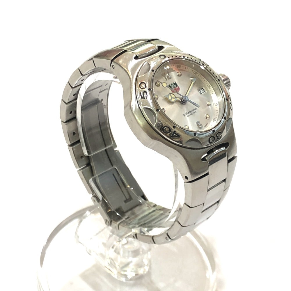 TAG HEUER WL1314 レディースウォッチ 時計 キリウム クォーツ デイト ウォッチ 腕時計 SS レディース シルバー