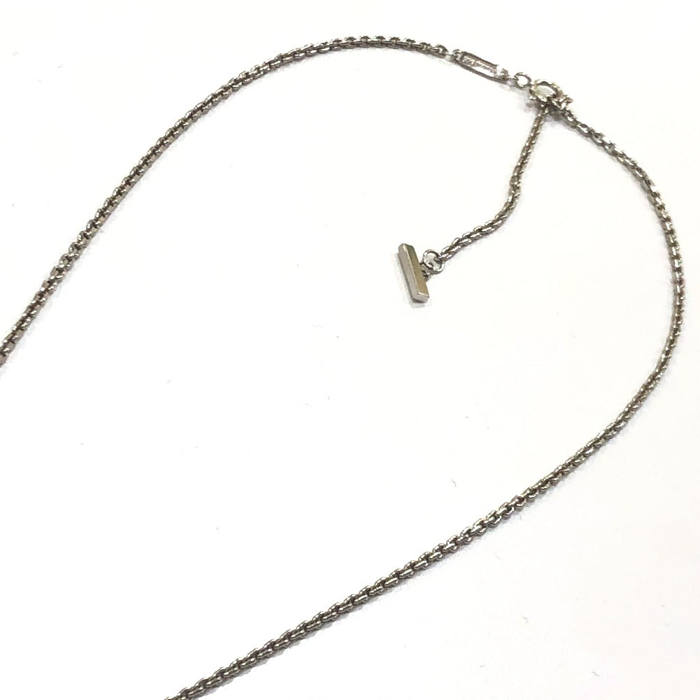TIFFANY&Co. WG750 金 Tワン サークル ペンダント チェーンネックレス アクセサリー ジュエリー ネックレス Au750 レディース シルバー