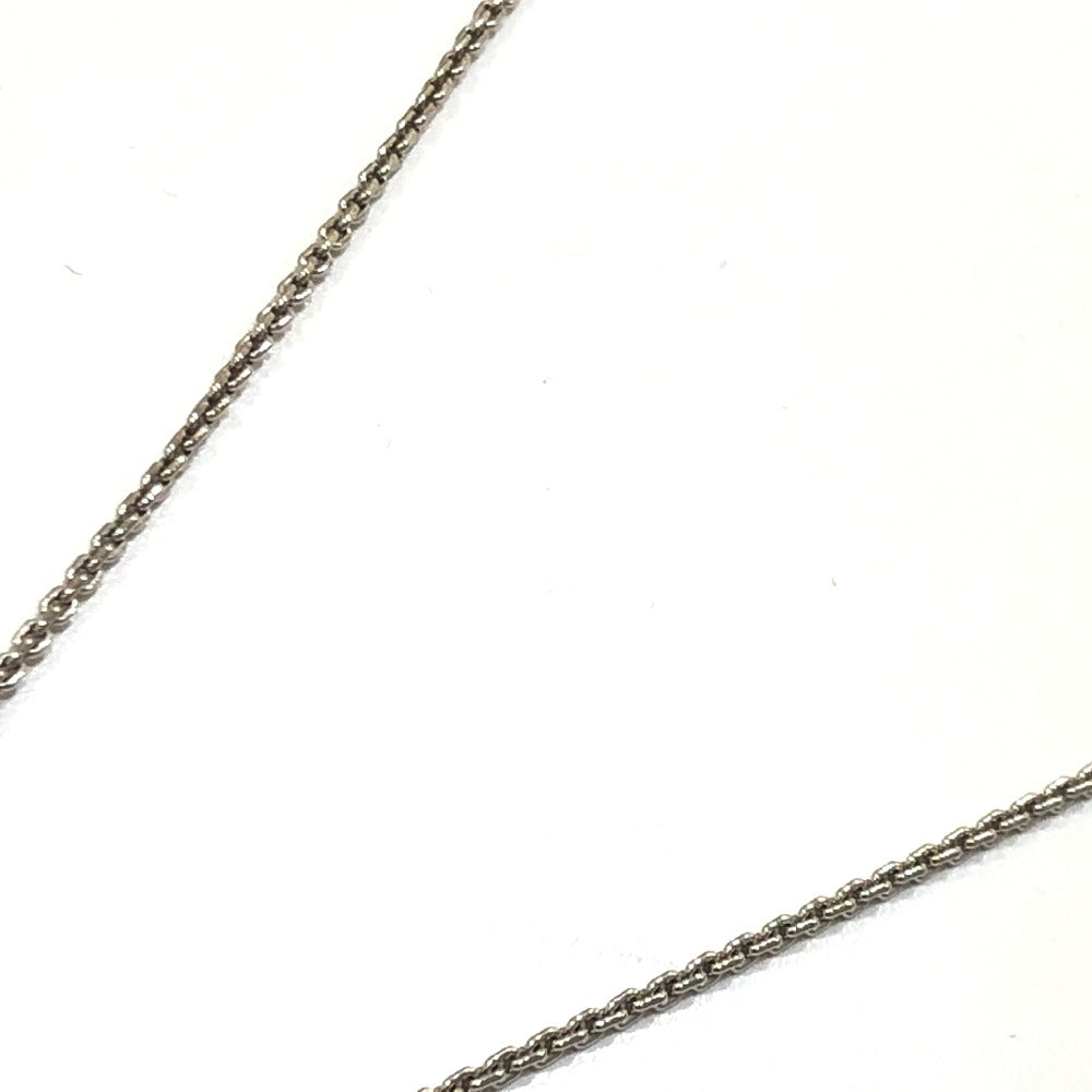 TIFFANY&Co. WG750 金 Tワン サークル ペンダント チェーンネックレス アクセサリー ジュエリー ネックレス Au750 レディース シルバー