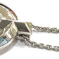 TIFFANY&Co. WG750 金 Tワン サークル ペンダント チェーンネックレス アクセサリー ジュエリー ネックレス Au750 レディース シルバー