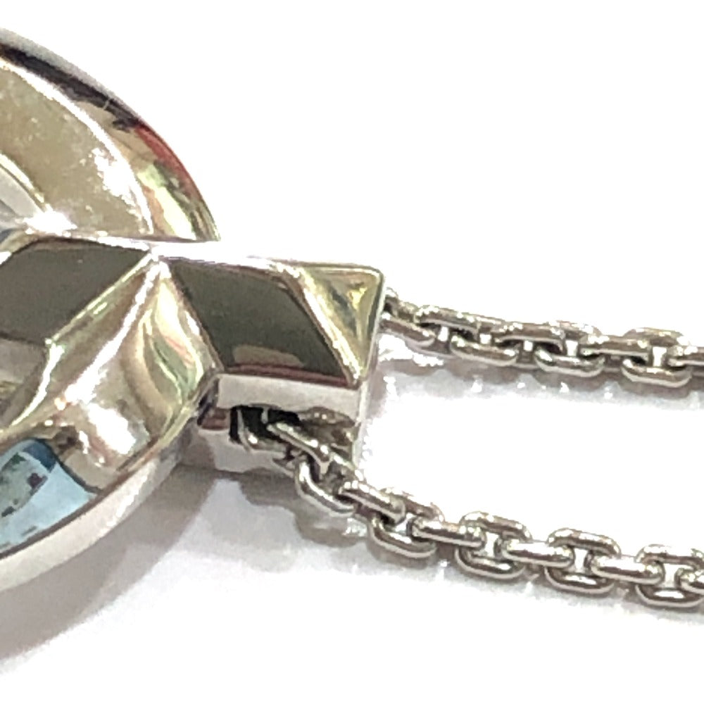 TIFFANY&Co. WG750 金 Tワン サークル ペンダント チェーンネックレス アクセサリー ジュエリー ネックレス Au750 レディース シルバー