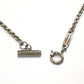 TIFFANY&Co. WG750 金 Tワン サークル ペンダント チェーンネックレス アクセサリー ジュエリー ネックレス Au750 レディース シルバー