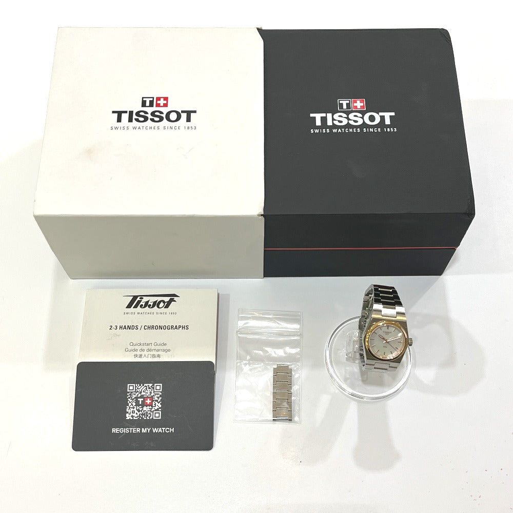TISSOT T137.010.21.111.00 レディースウォッチ時計 時計 TISSOT PRX 25MM ピーアールエックス PRX クォーツ EOL 腕時計 SS レディース シルバー