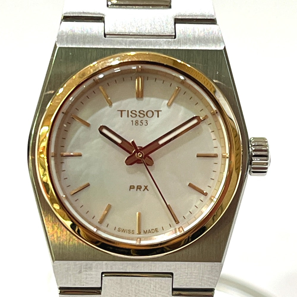 TISSOT T137.010.21.111.00 レディースウォッチ時計 時計 TISSOT PRX 25MM ピーアールエックス PRX クォーツ EOL 腕時計 SS レディース シルバー