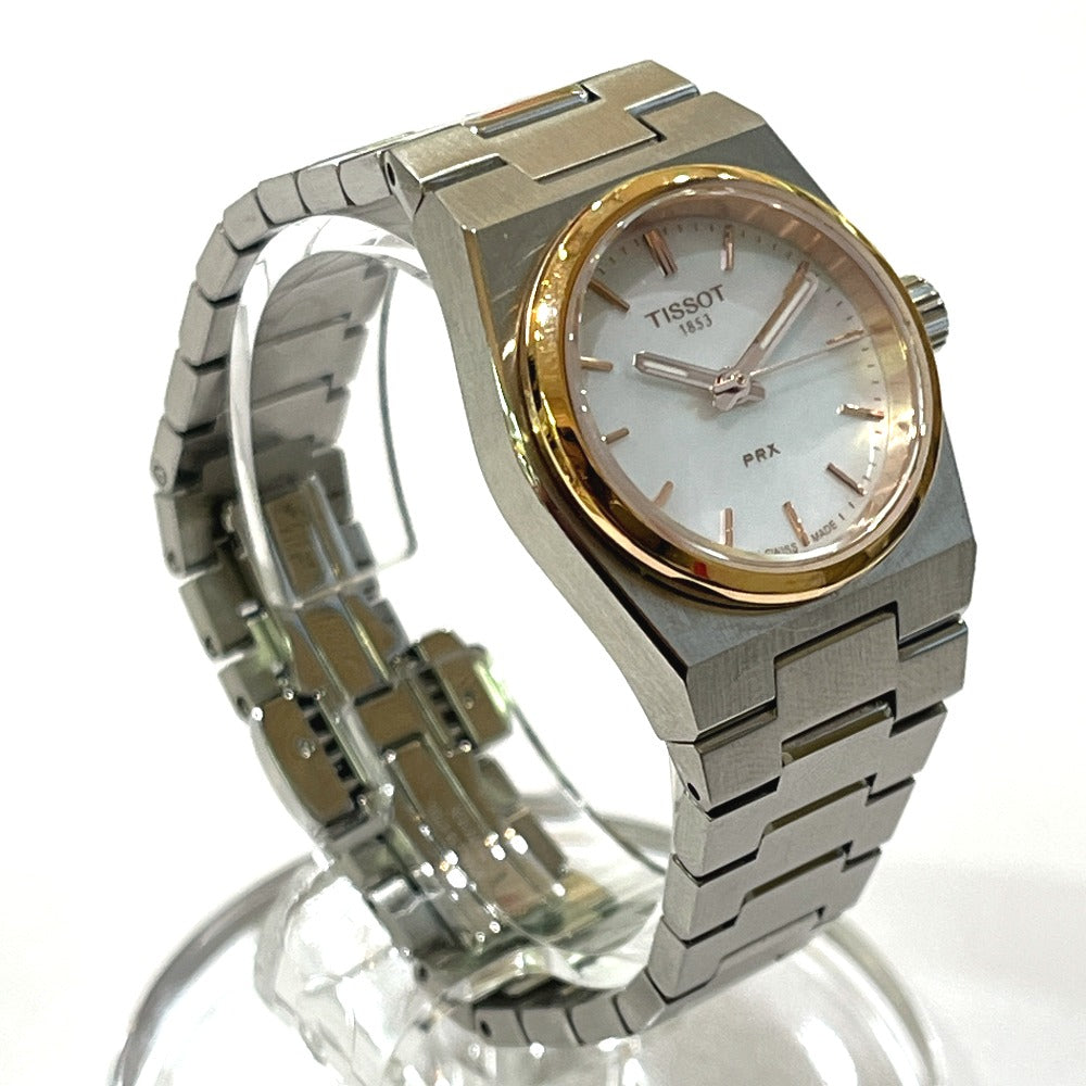 TISSOT T137.010.21.111.00 レディースウォッチ時計 時計 TISSOT PRX 25MM ピーアールエックス PRX クォーツ EOL 腕時計 SS レディース シルバー