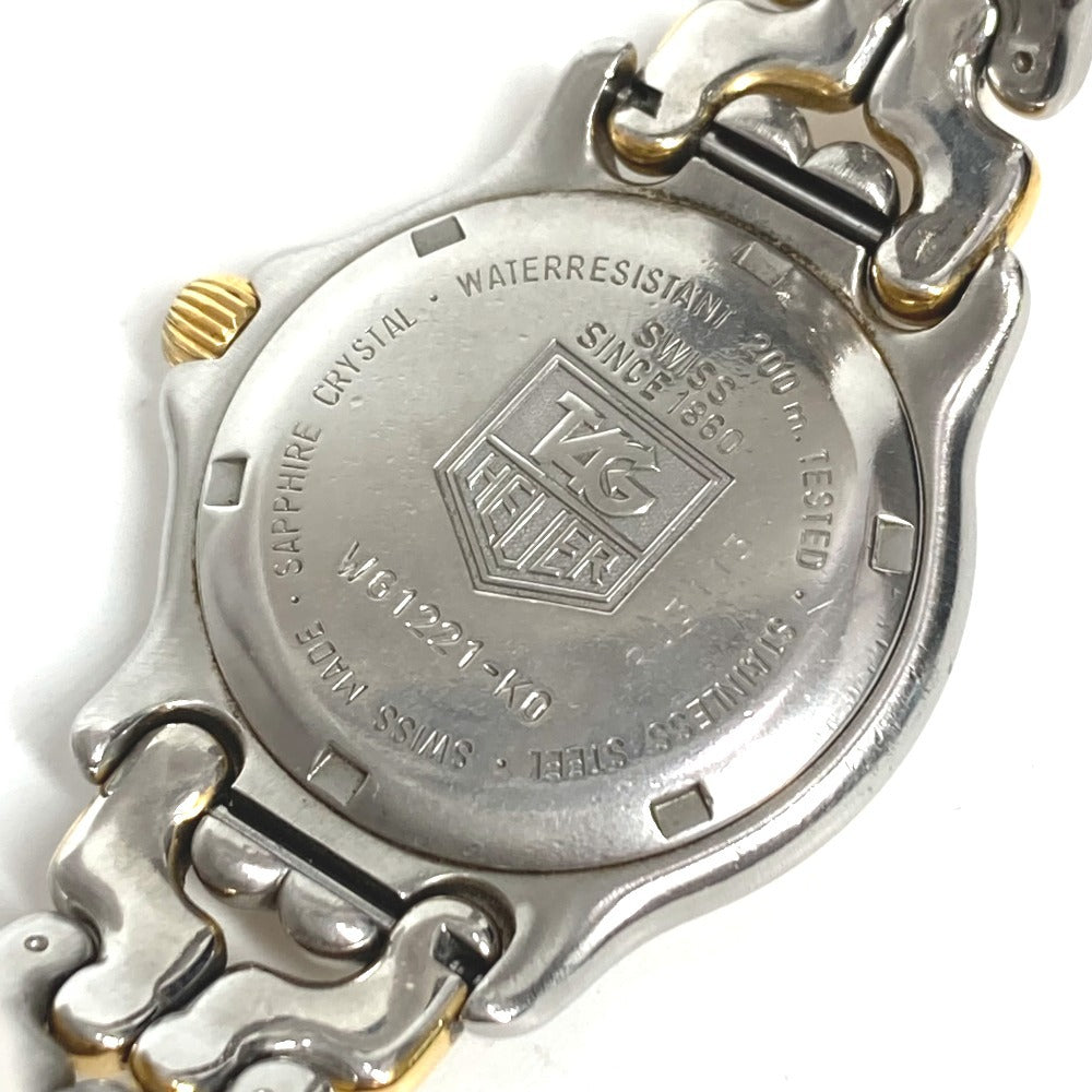 TAG HEUER WG1221-KO プロフェッショナル クォーツ デイト コンビ ウォッチ 時計 腕時計 SS/GP メンズ シルバー