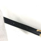 GUCCI GG logo leather bracelet, unisex, black