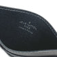 LOUIS VUITTON M32730 Taiga Porte Carte Double Business Card Case, Pass Case, and Card Case in Taiga Leather, Unisex, Black