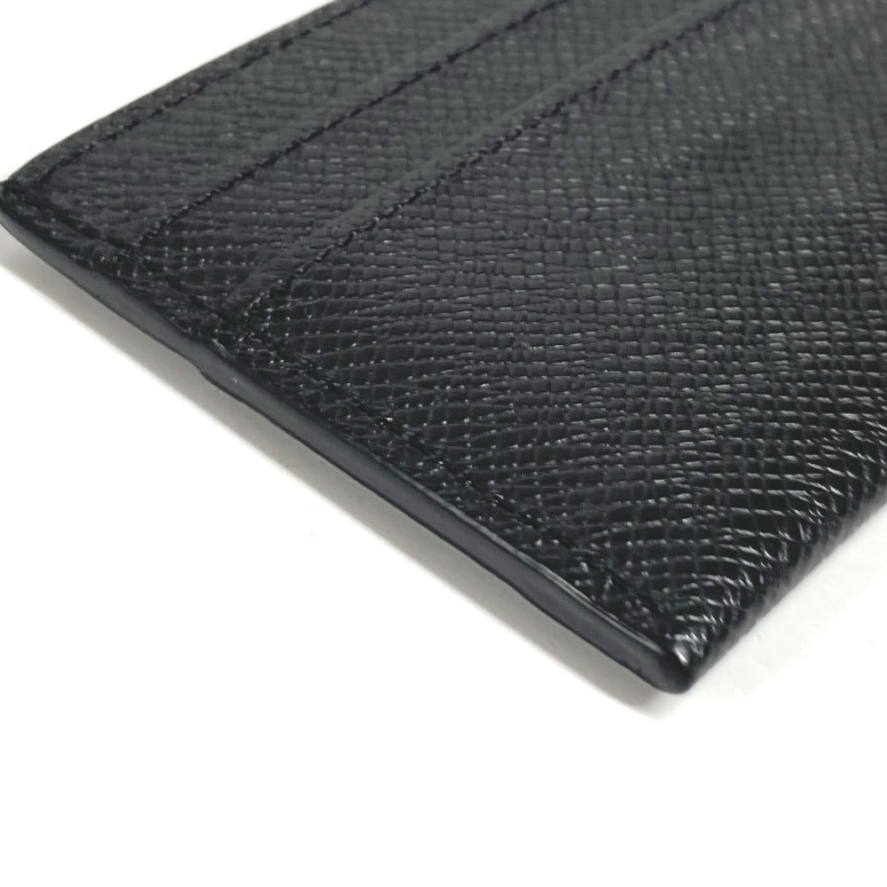 LOUIS VUITTON M32730 Taiga Porte Carte Double Business Card Case, Pass Case, and Card Case in Taiga Leather, Unisex, Black