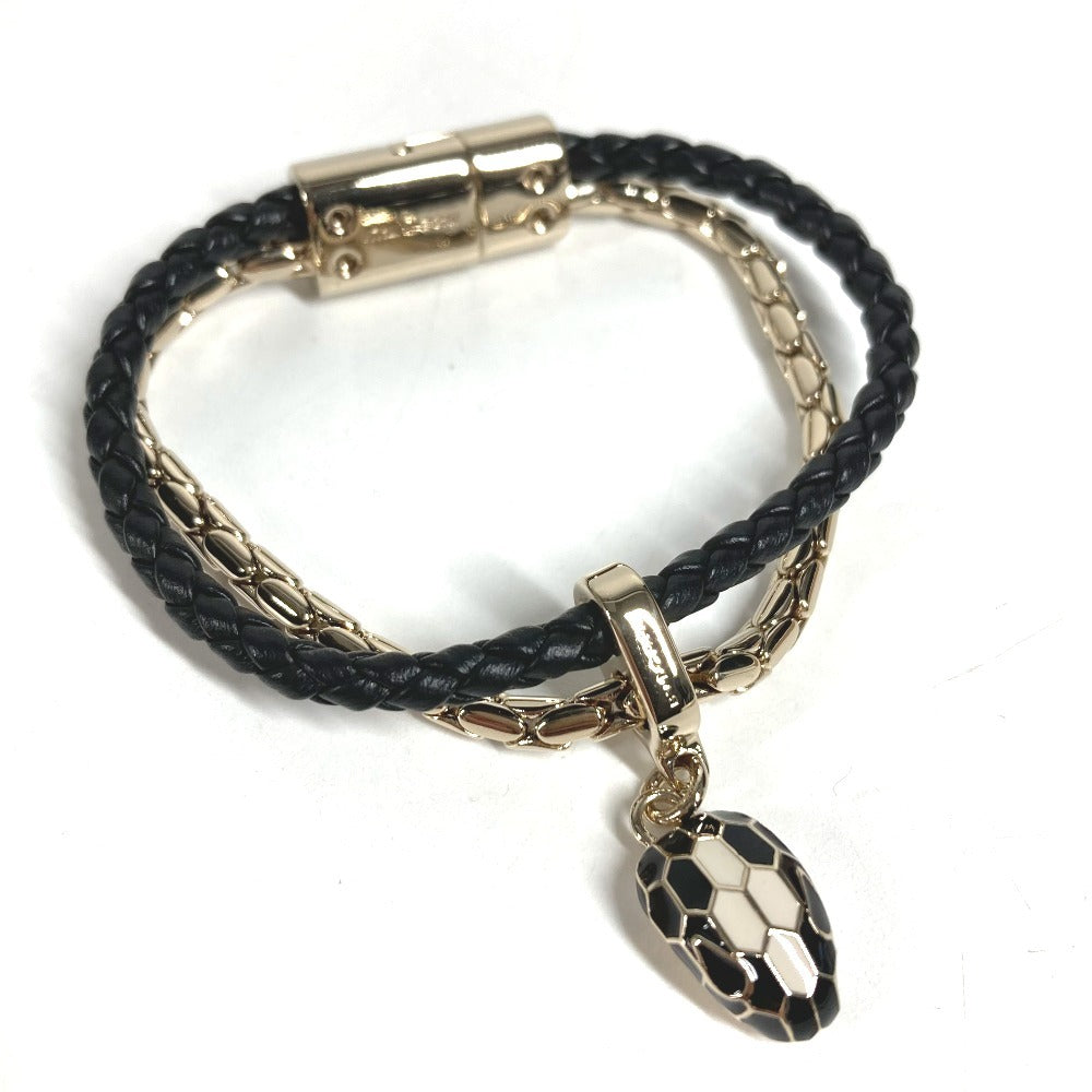 BVLGARI 290257 Serpenti Forever Bracelet, Accessory, Jewelry, Chain, Metal, Unisex, Black
