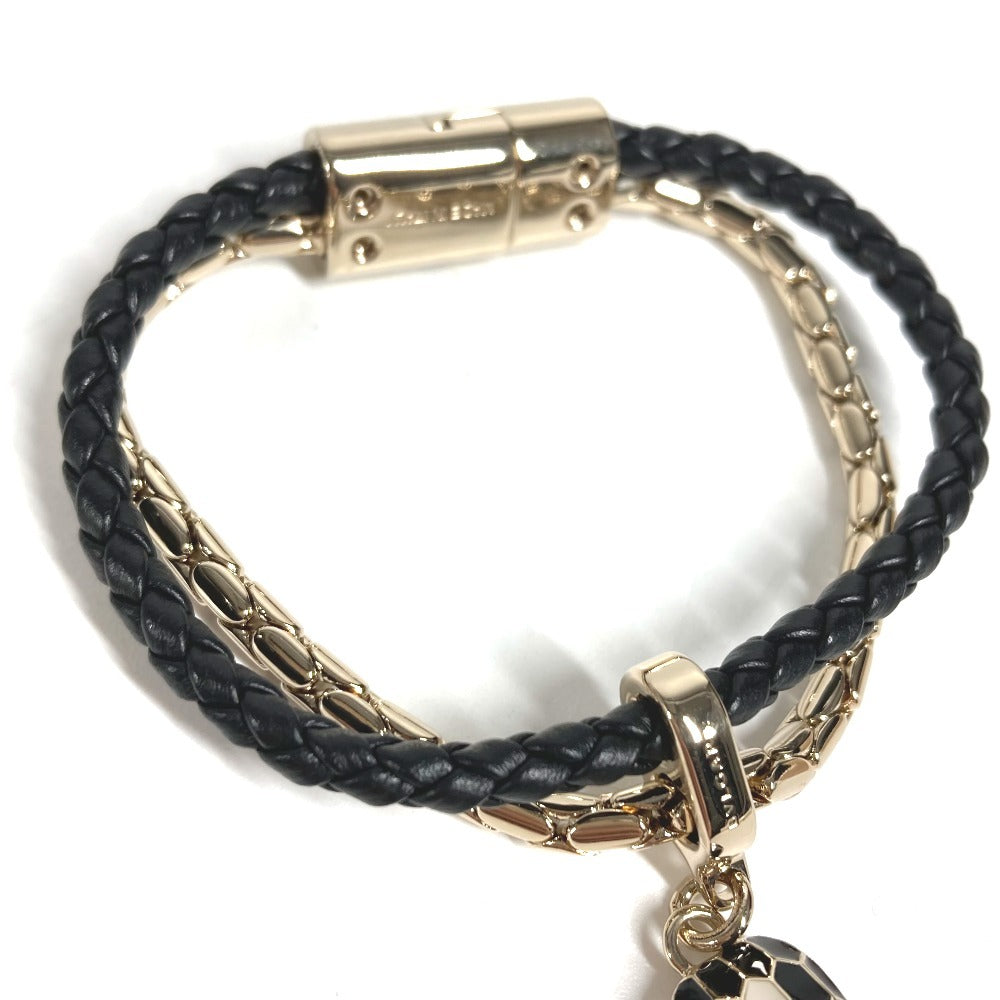 BVLGARI 290257 Serpenti Forever Bracelet, Accessory, Jewelry, Chain, Metal, Unisex, Black