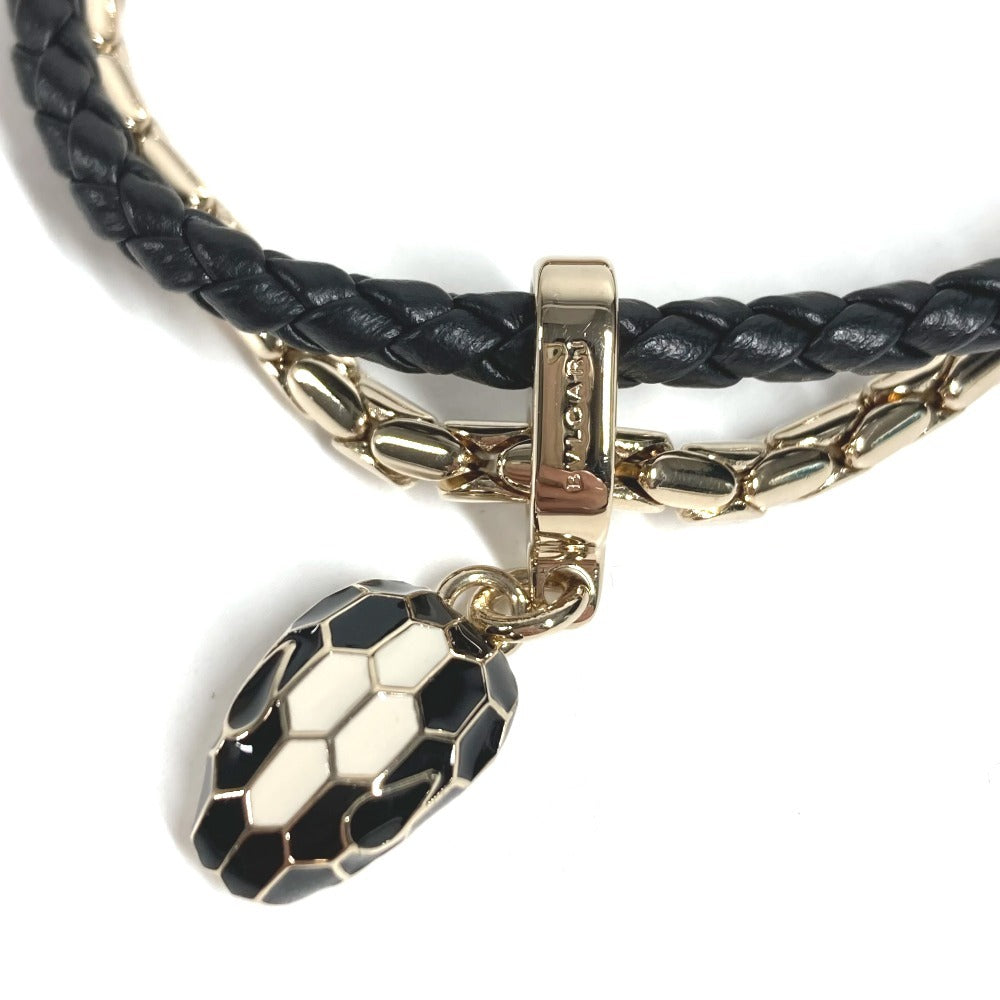 BVLGARI 290257 Serpenti Forever Bracelet, Accessory, Jewelry, Chain, Metal, Unisex, Black
