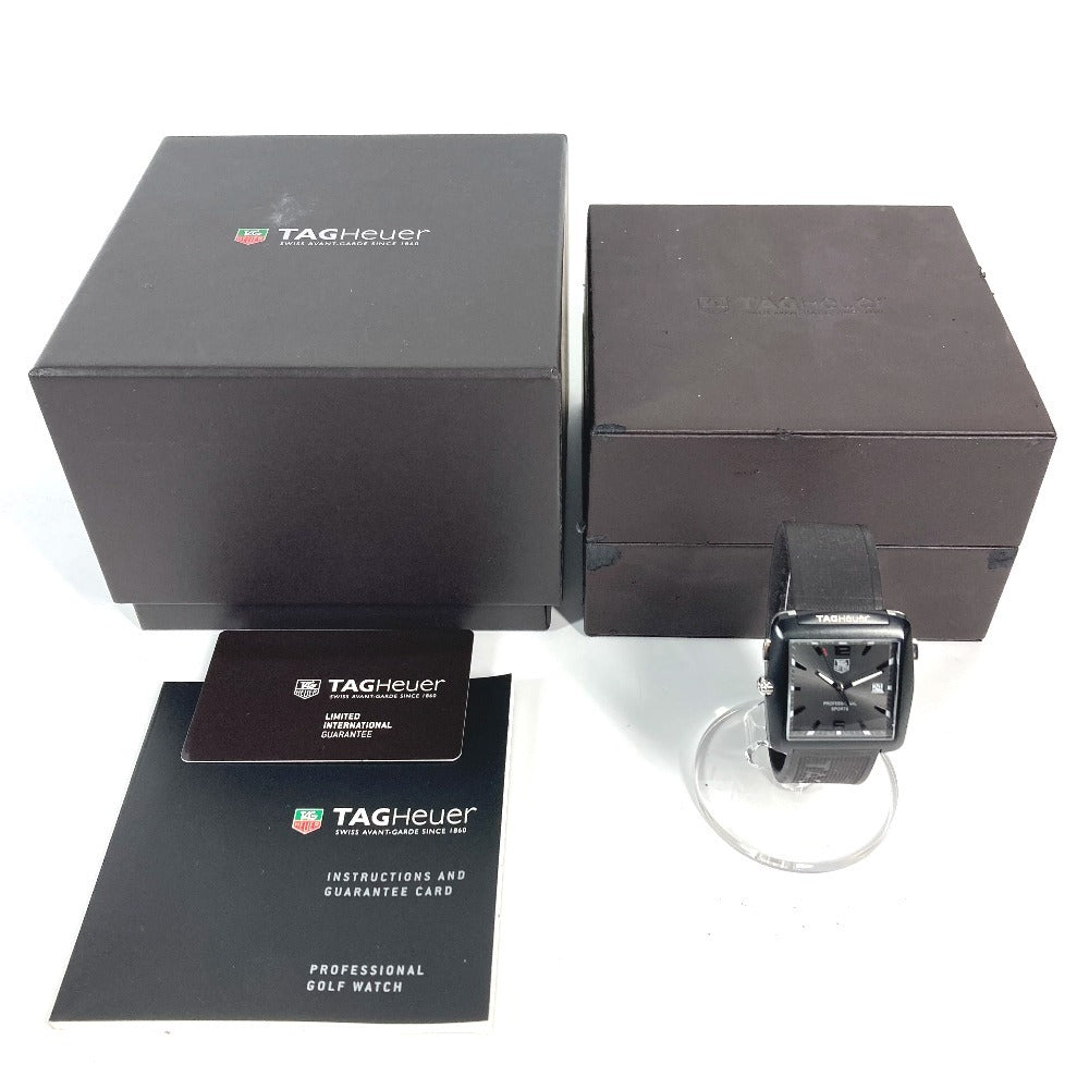 TAG HEUER WAE1113.FT6004 プロフェッショナル スポーツ ルフウォッチ メンズウォッチ ウォッチ 腕時計 ラバー メンズ ブラック