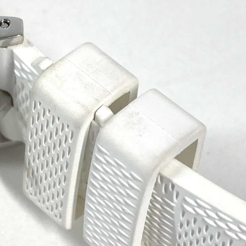 LOUIS VUITTON Q11BA タンブール ラブリーカップ クロノグラフ ウォッチ メンズウォッチ 時計 腕時計 ラバー メンズ ホワイト