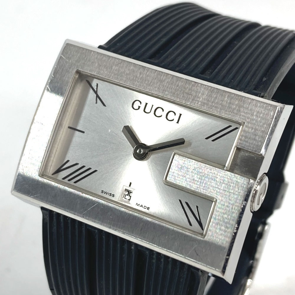 GUCCI 100M Gロゴ ウォッチ メンズウォッチ 時計 腕時計 SS メンズ ブラック