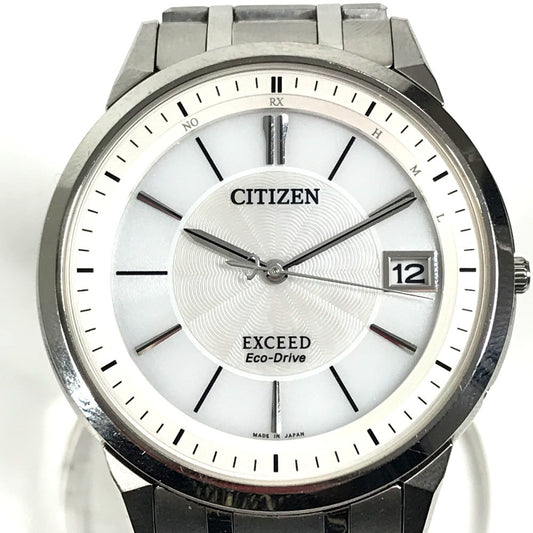 CITIZEN H113-T016189 ロゴ エクシード EXCEED ウォッチ 腕時計 SS ユニセックス シルバー