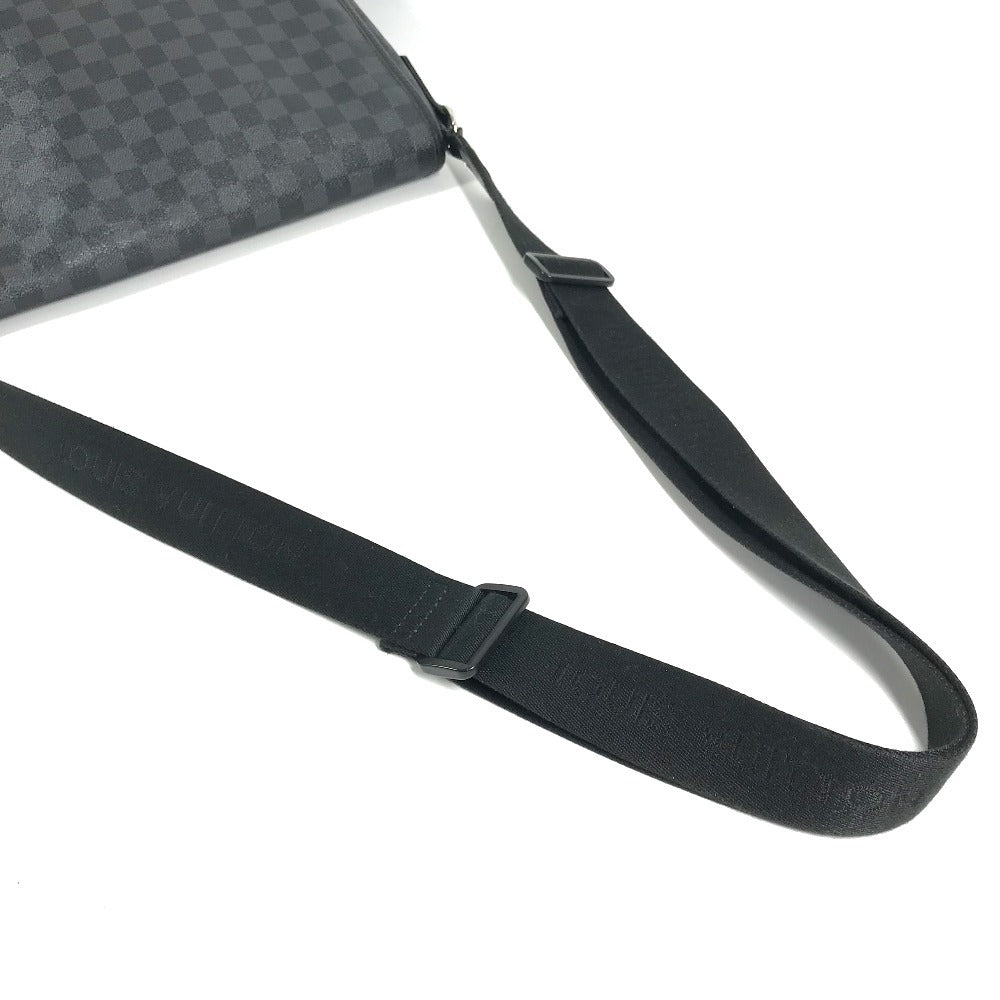 LOUIS VUITTON N58033 ダミエグラフィット ダニエルGM ダニエル GM カバン 斜め掛け メッセンジャーバッグ ショルダーバッグ ダミエグラフィットキャンバス ユニセックス ブラック