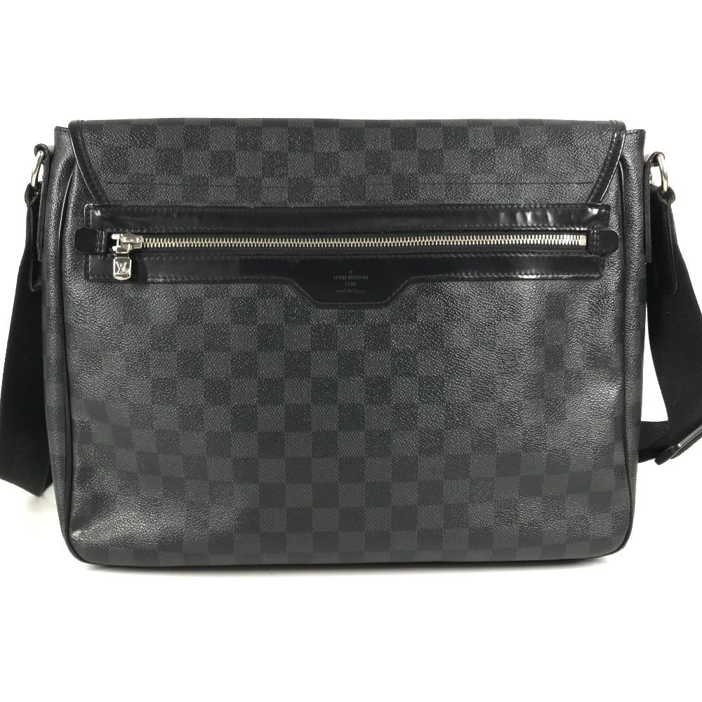 LOUIS VUITTON N58033 ダミエグラフィット ダニエルGM ダニエル GM カバン 斜め掛け メッセンジャーバッグ ショルダーバッグ ダミエグラフィットキャンバス ユニセックス ブラック