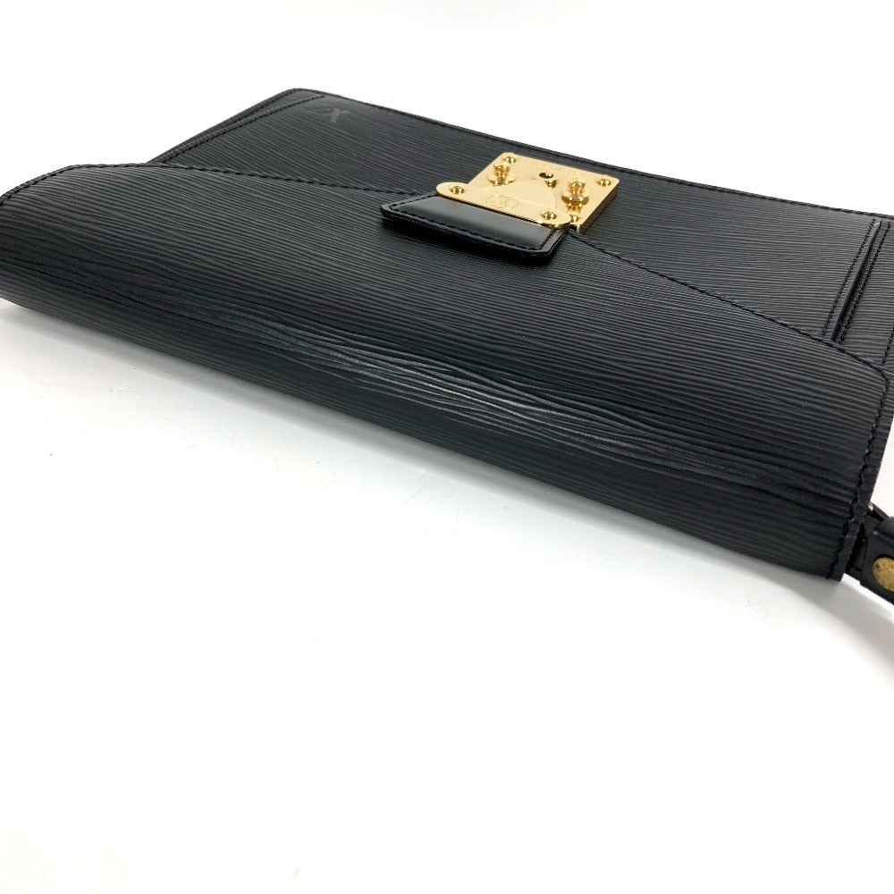 LOUIS VUITTON M52612 エピ ポシェット セリエ ドラゴンヌ クラッチバッグ カバン ストラップ付き セカンドバッグ エピレザー メンズ ノワール ブラック