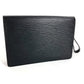 LOUIS VUITTON M52612 エピ ポシェット セリエ ドラゴンヌ クラッチバッグ カバン ストラップ付き セカンドバッグ エピレザー メンズ ノワール ブラック