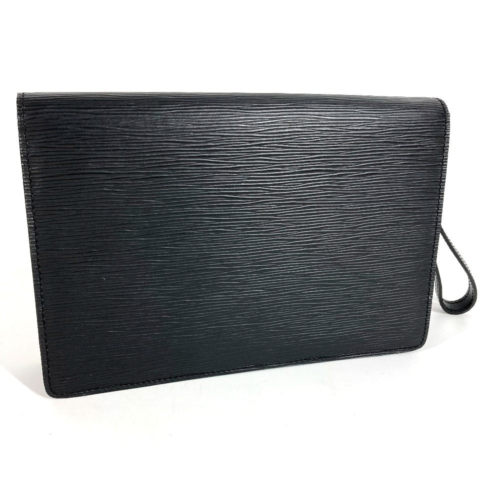 LOUIS VUITTON M52612 エピ ポシェット セリエ ドラゴンヌ クラッチバッグ カバン ストラップ付き セカンドバッグ エピレザー メンズ ノワール ブラック