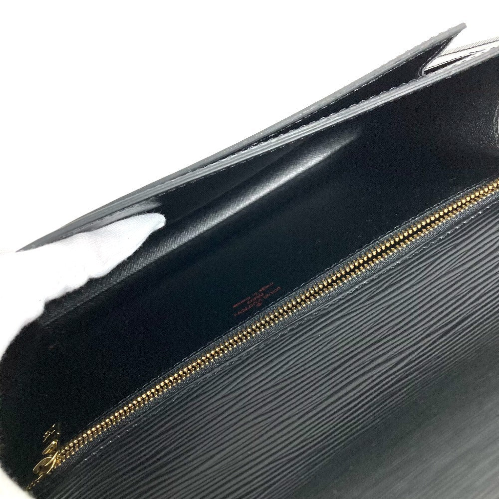 LOUIS VUITTON M52612 エピ ポシェット セリエ ドラゴンヌ クラッチバッグ カバン ストラップ付き セカンドバッグ エピレザー メンズ ノワール ブラック