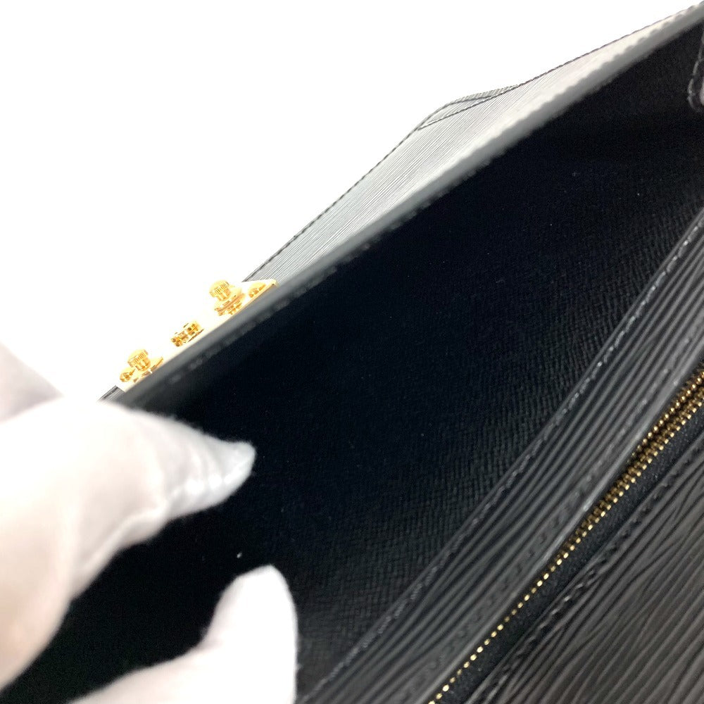 LOUIS VUITTON M52612 エピ ポシェット セリエ ドラゴンヌ クラッチバッグ カバン ストラップ付き セカンドバッグ エピレザー メンズ ノワール ブラック