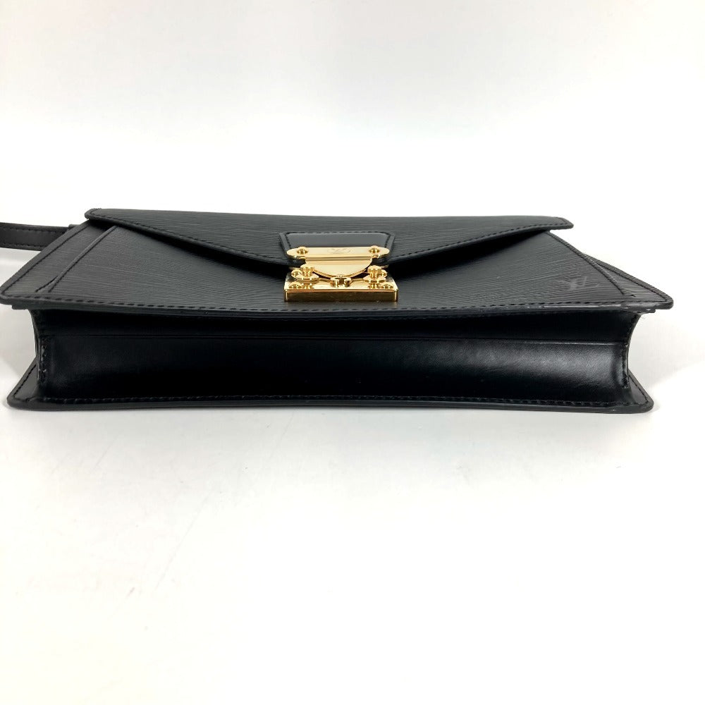 LOUIS VUITTON M52612 エピ ポシェット セリエ ドラゴンヌ クラッチバッグ カバン ストラップ付き セカンドバッグ エピレザー メンズ ノワール ブラック